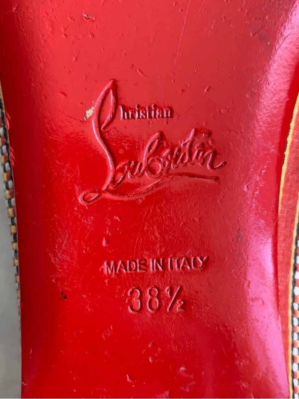 RARE Christian Louboutin limited edition Rosella ballet flats 38.5 or 38 - Picture 8 of 9